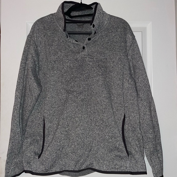 Eddie Bauer Other - Eddie Bauer Men's Gray Pull Over Fleece XL